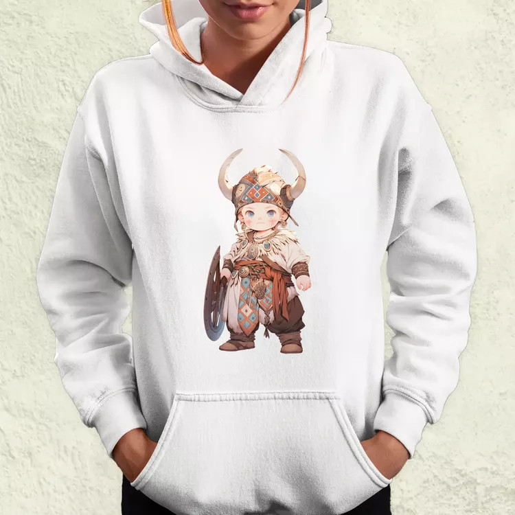 Chibi viking srác v1 női pulóver