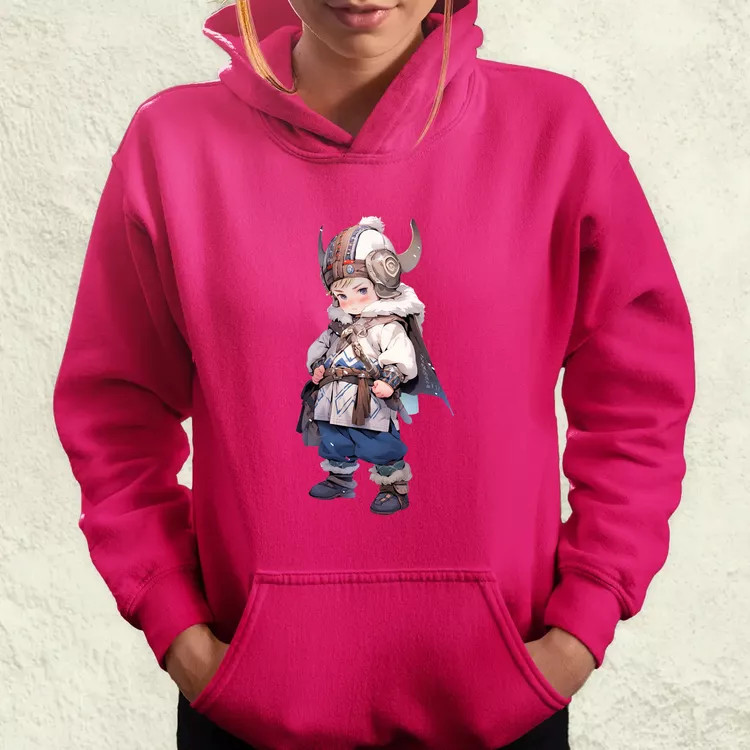 Chibi viking srác v2 női pulóver