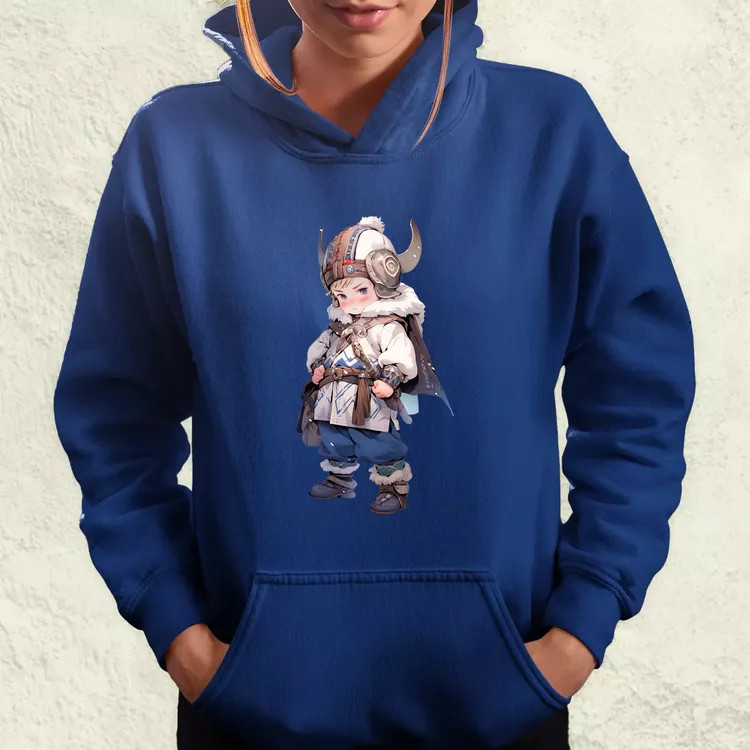 Chibi viking srác v2 női pulóver