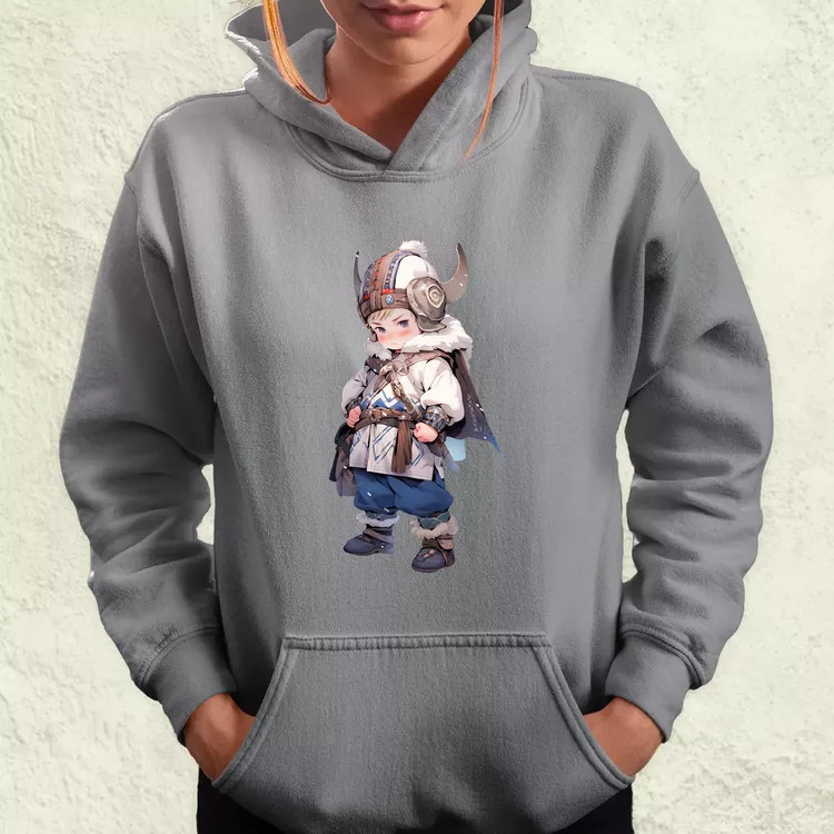 Chibi viking srác v2 női pulóver