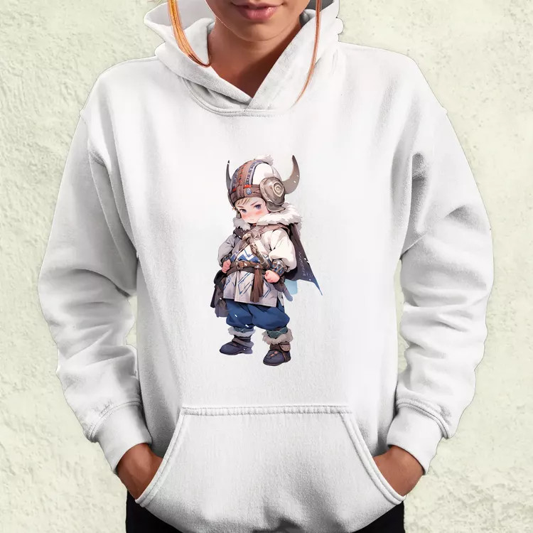 Chibi viking srác v2 női pulóver