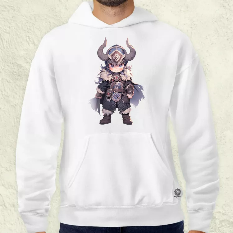 Chibi viking srác v3 férfi pulóver