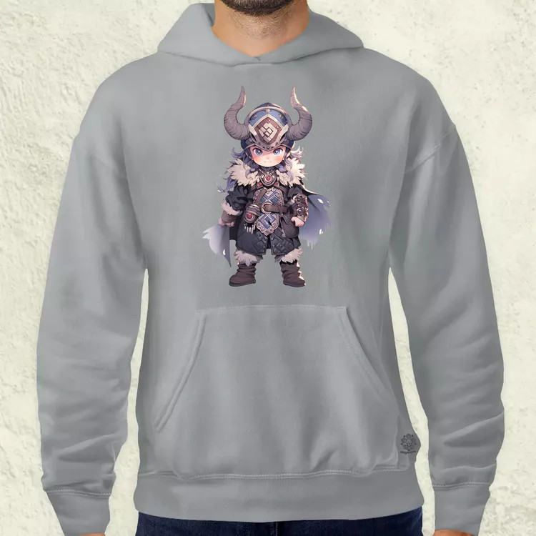 Chibi viking srác v3 férfi pulóver