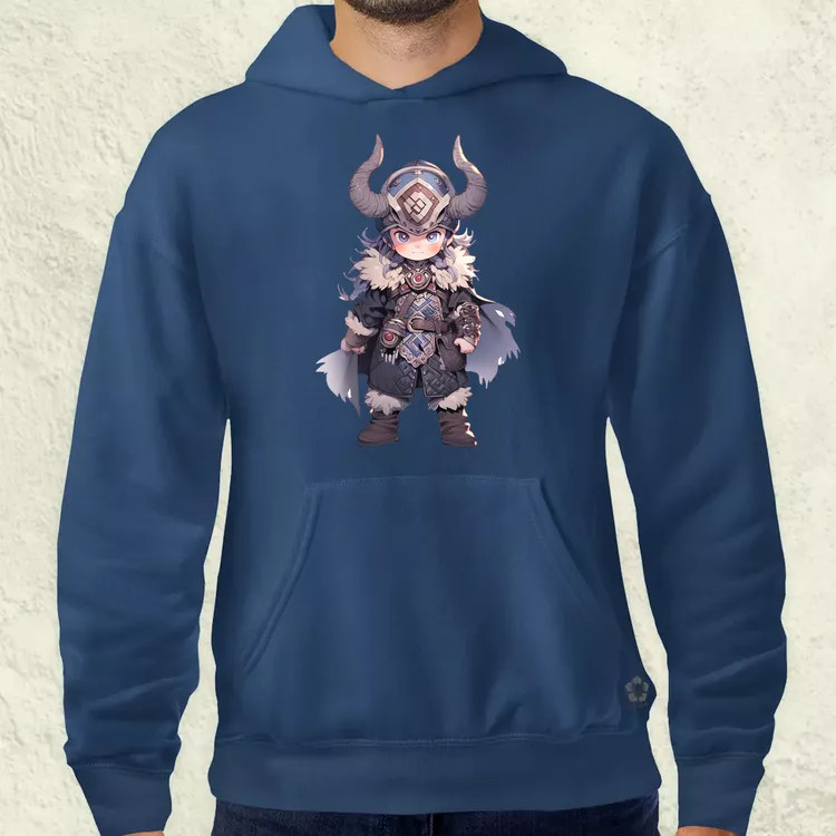 Chibi viking srác v3 férfi pulóver