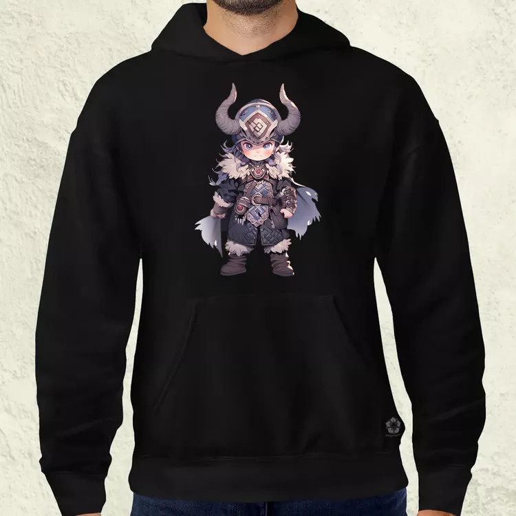 Chibi viking srác v3 férfi pulóver