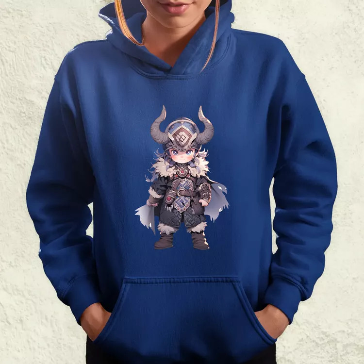 Chibi viking srác v3 női pulóver