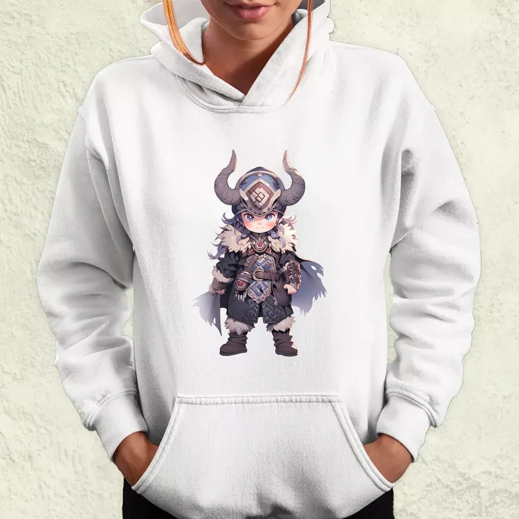 Chibi viking srác v3 női pulóver