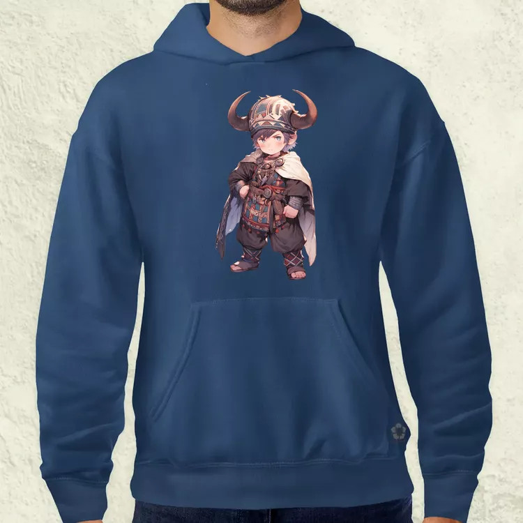 Chibi viking srác v4 férfi pulóver