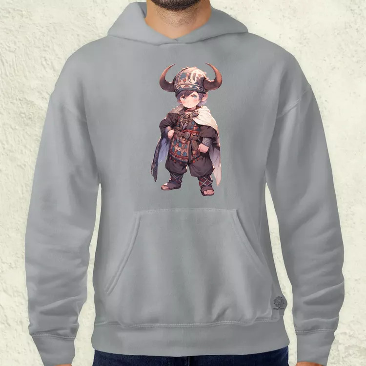 Chibi viking srác v4 férfi pulóver