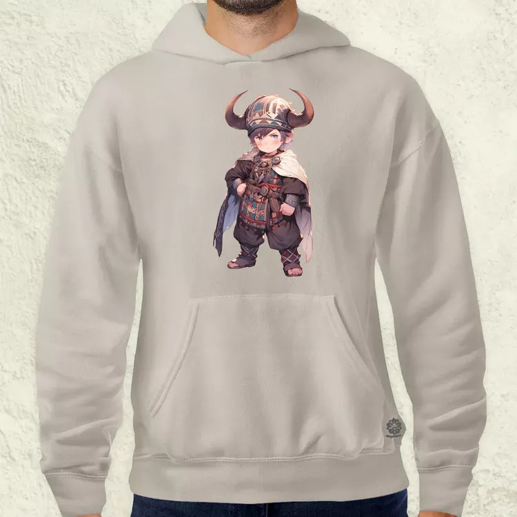 Chibi viking srác v4 férfi pulóver