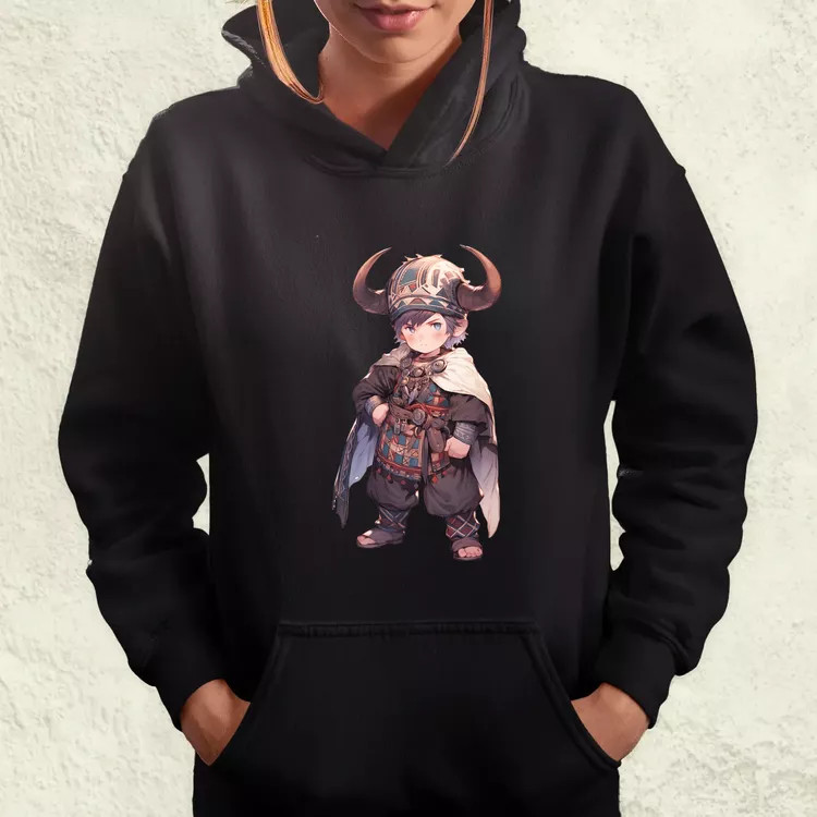 Chibi viking srác v4 női pulóver