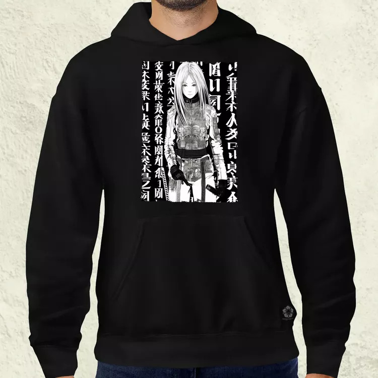 Cyberpunk manga lány v1 férfi pulóver