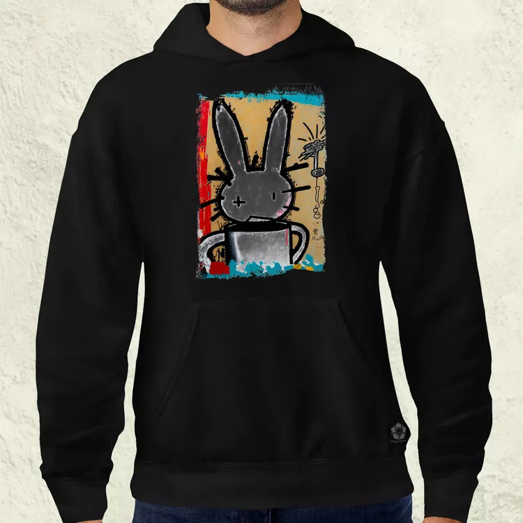 Basquiat digitális művészet v3 férfi pulóver