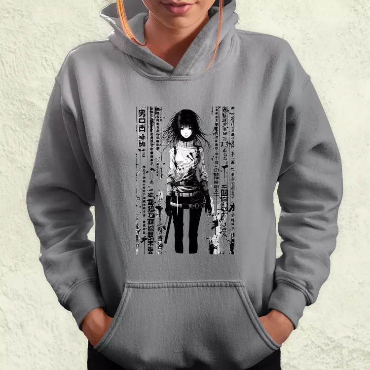 Cyberpunk manga lány v6 női pulóver