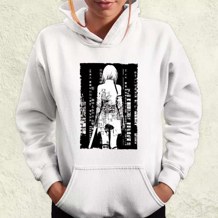 Cyberpunk manga lány v7 női pulóver