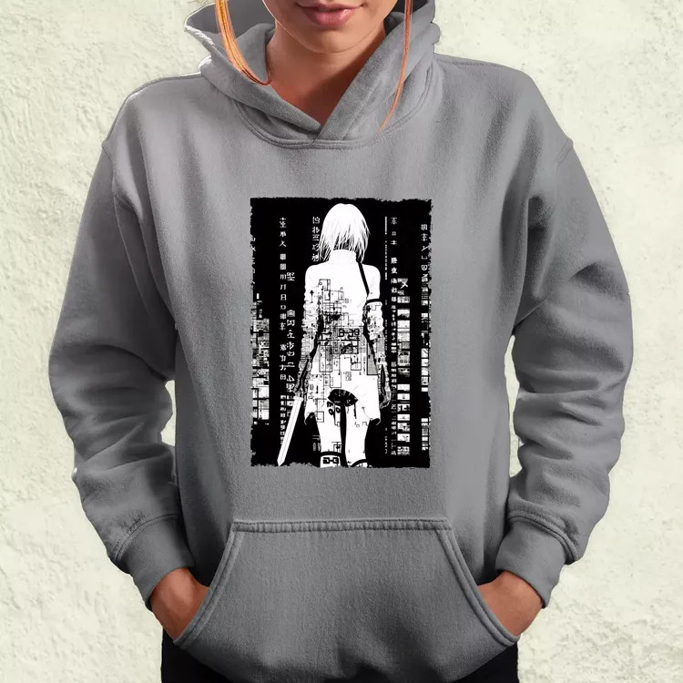 Cyberpunk manga lány v7 női pulóver