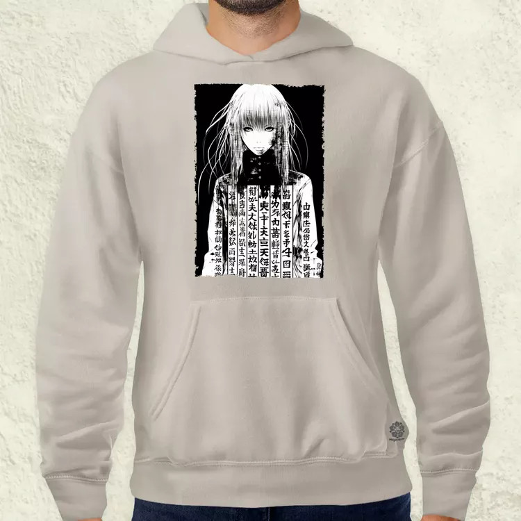 Cyberpunk manga lány v8 férfi pulóver