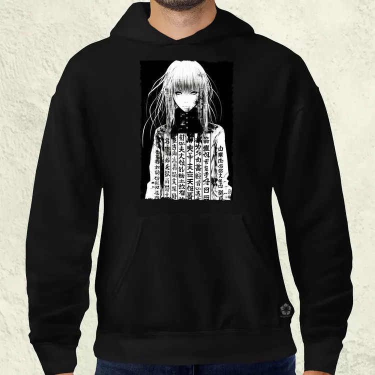 Cyberpunk manga lány v8 férfi pulóver
