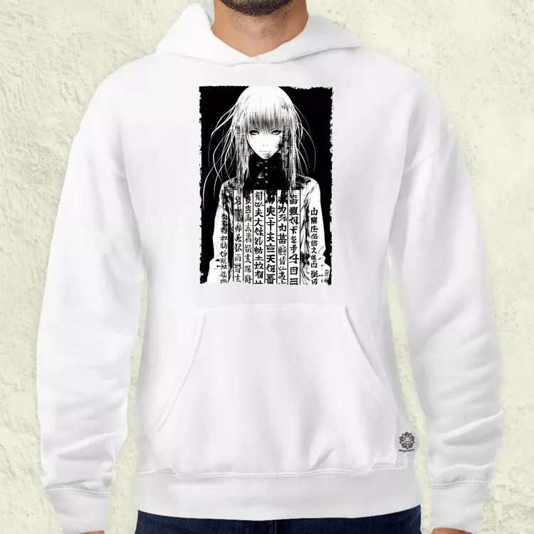Cyberpunk manga lány v8 férfi pulóver