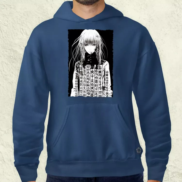 Cyberpunk manga lány v8 férfi pulóver