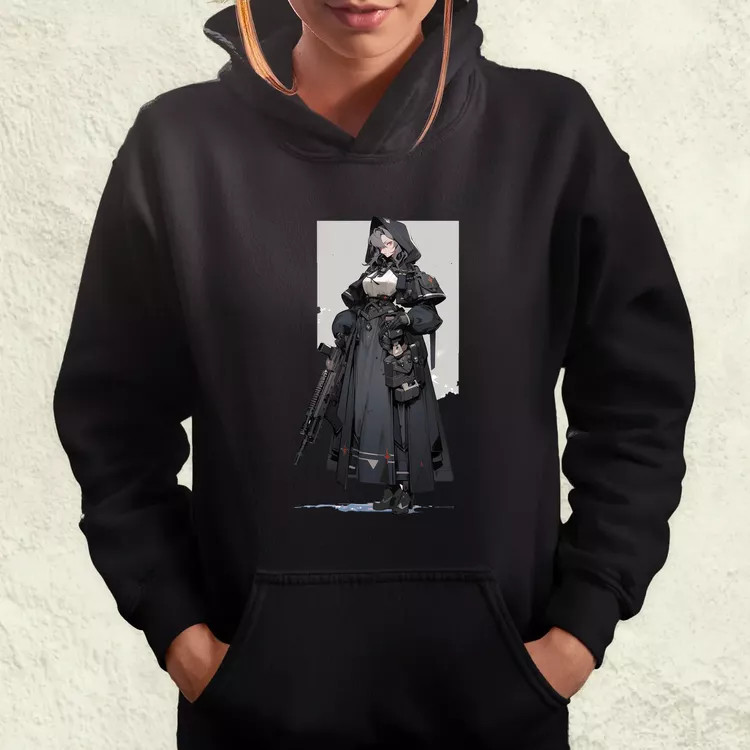 Dieselpunk anime apáca v2 női pulóver