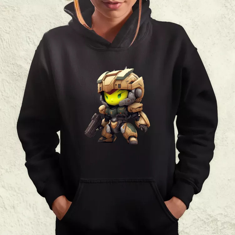 Gundam Halo fanart v1 női pulóver