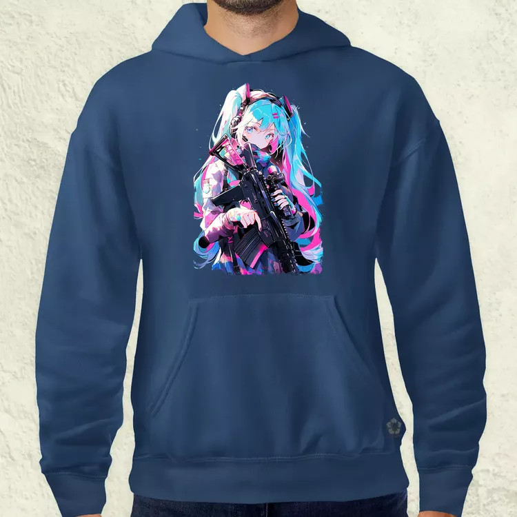 Hatsune Miku fanart v1 férfi pulóver