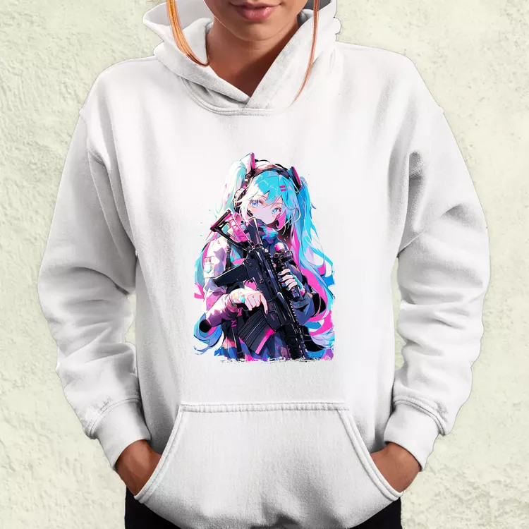 Hatsune Miku fanart v1 női pulóver
