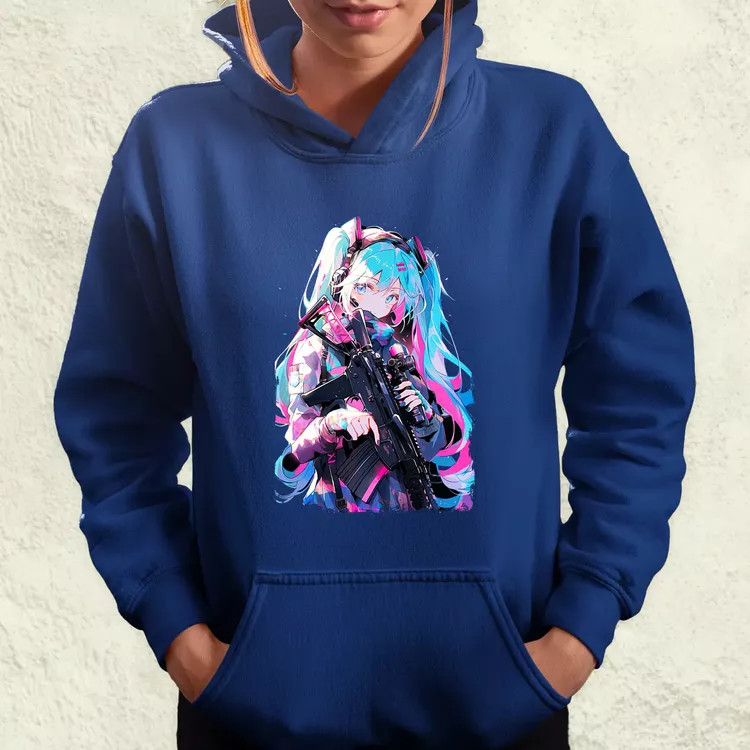 Hatsune Miku fanart v1 női pulóver