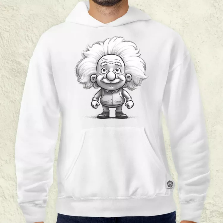 Kawaii Einstein v1 férfi pulóver
