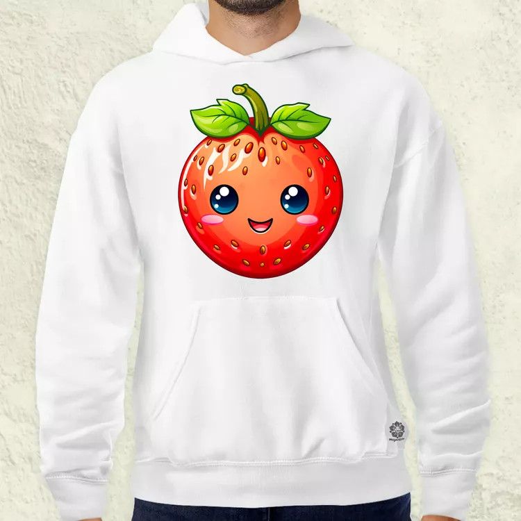 Kawaii eper férfi pulóver