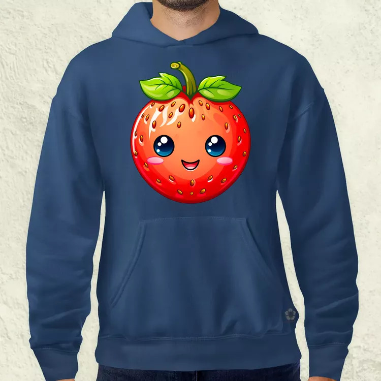Kawaii eper férfi pulóver