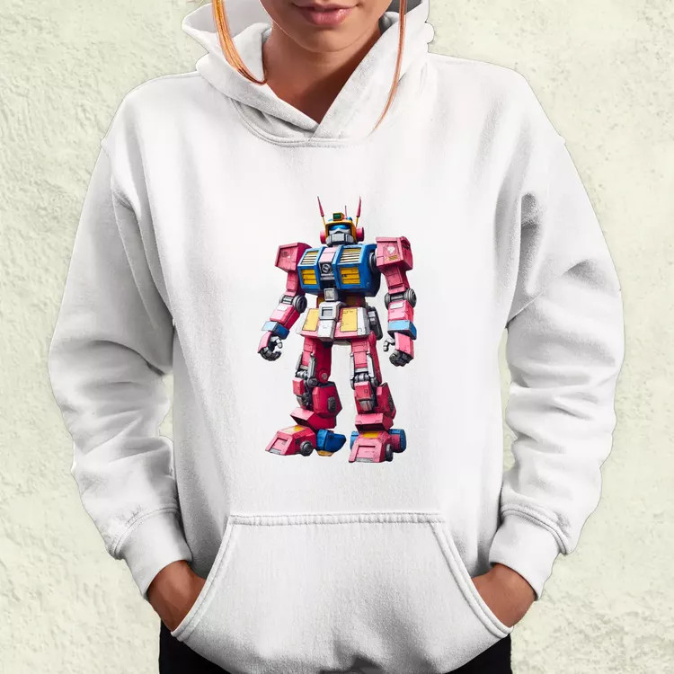 Pink mecha női pulóver
