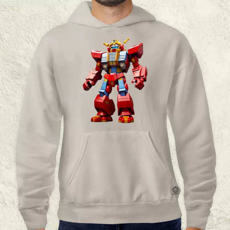 Piros mecha férfi pulóver