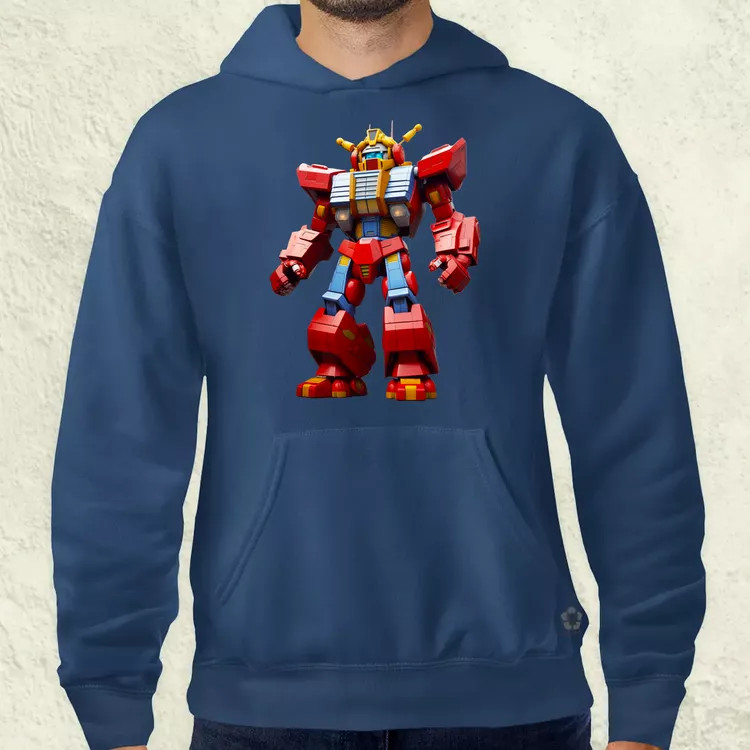 Piros mecha férfi pulóver