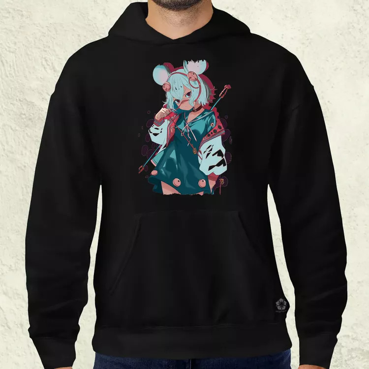 Szupercuki anime lány v2 férfi pulóver