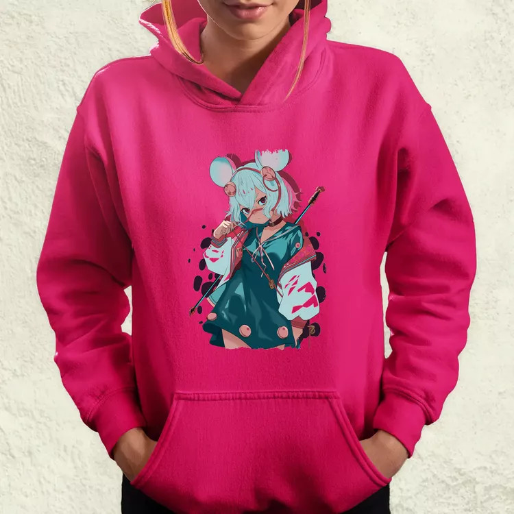 Szupercuki anime lány v2 női pulóver