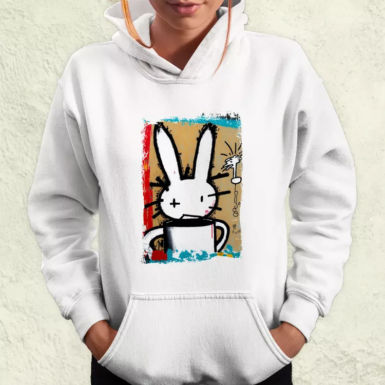 Basquiat digitális művészet v3 női pulóver