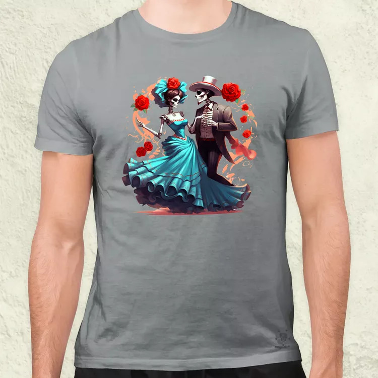 Día de los Muertos v1 férfi póló