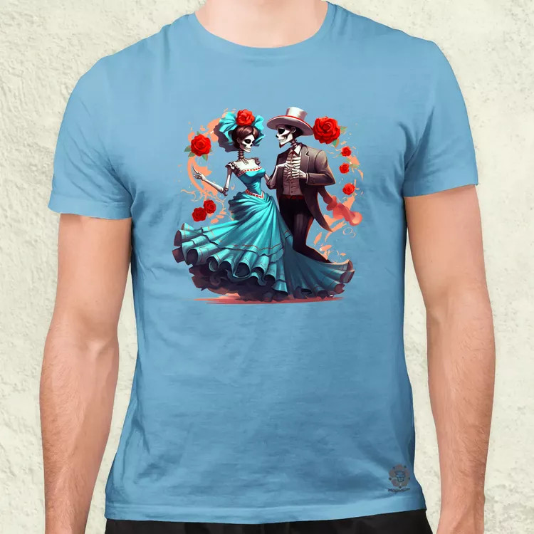 Día de los Muertos v1 férfi póló