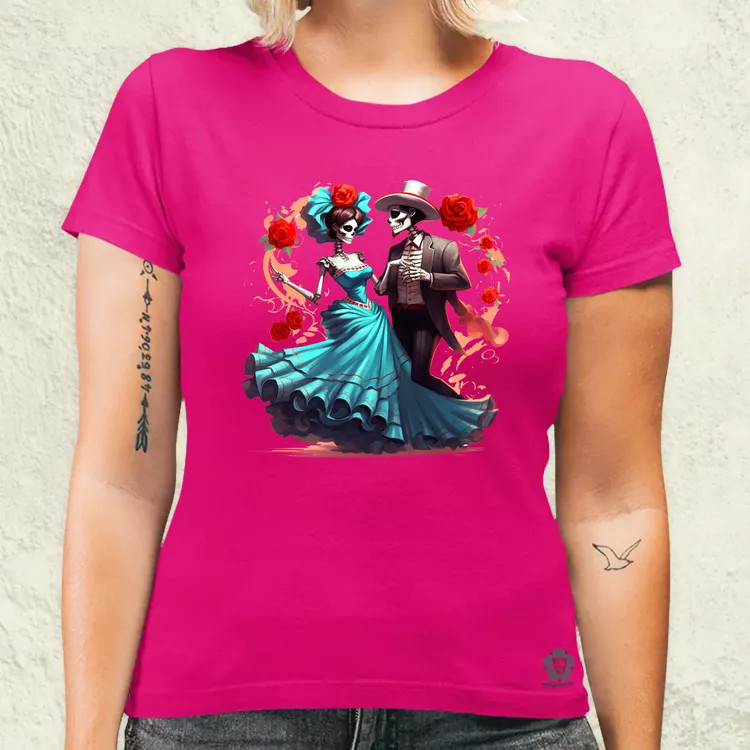 Día de los Muertos v1 női póló