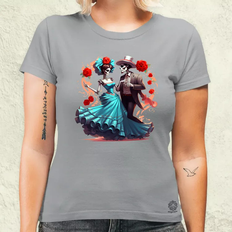 Día de los Muertos v1 női póló