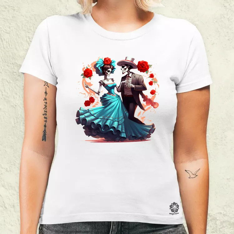 Día de los Muertos v1 női póló
