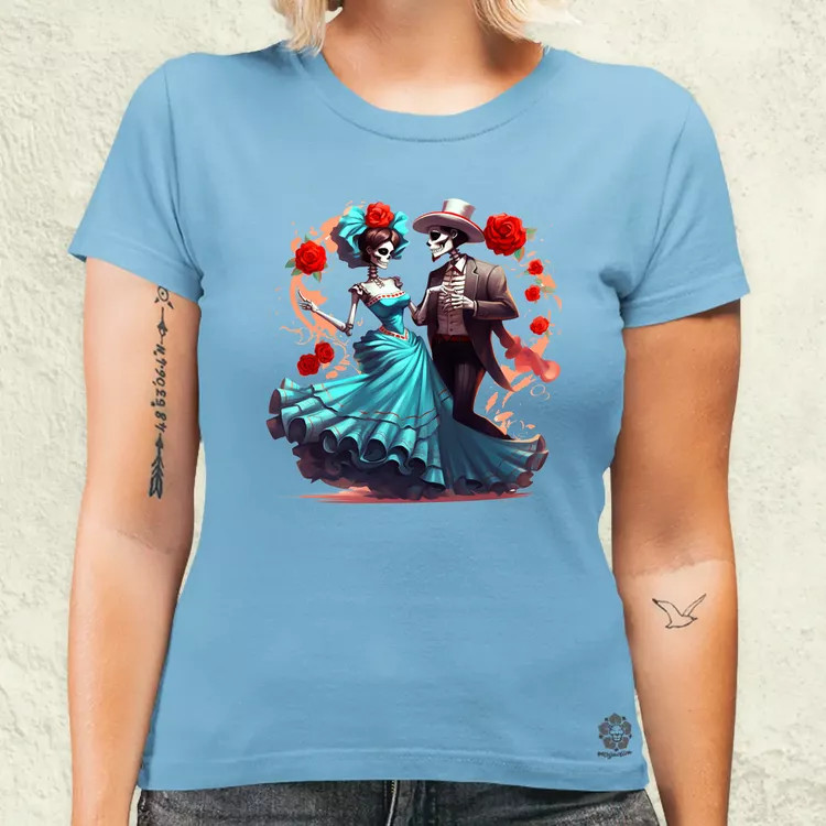 Día de los Muertos v1 női póló