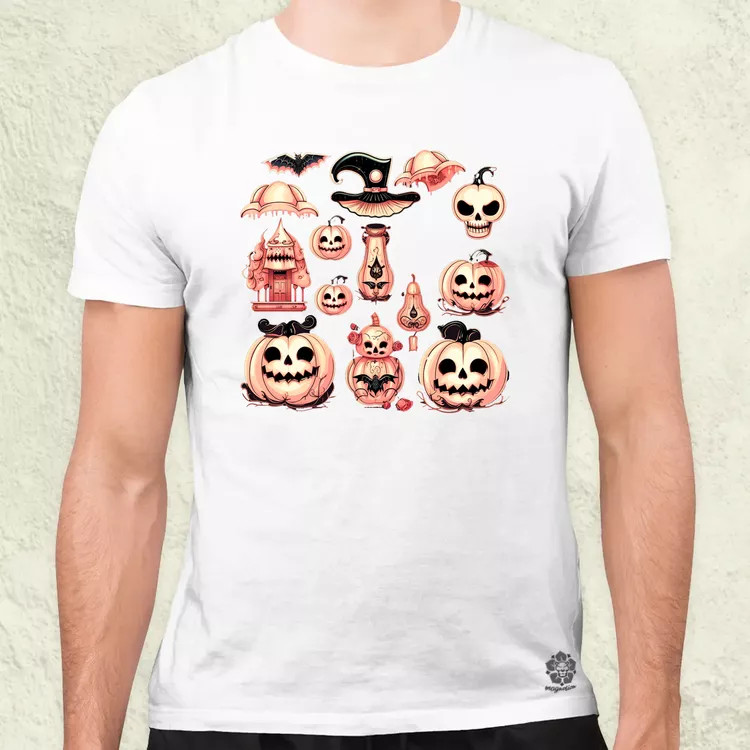 Halloween matricák v1 férfi póló
