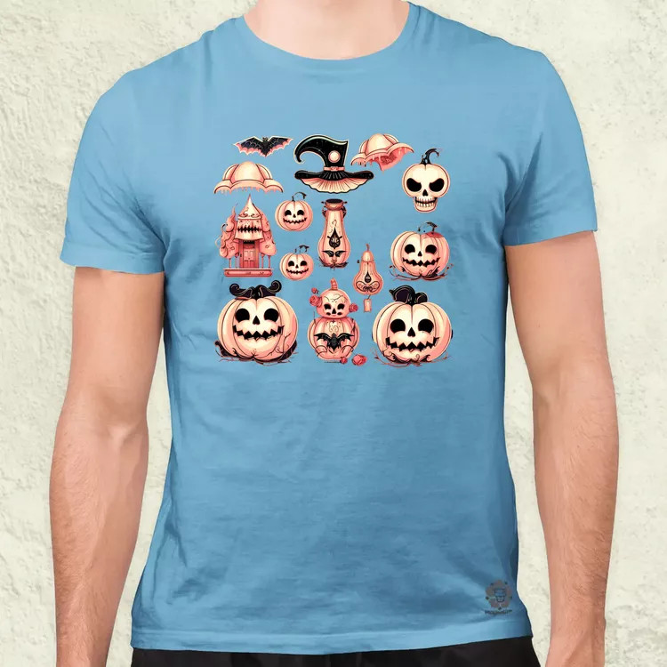 Halloween matricák v1 férfi póló