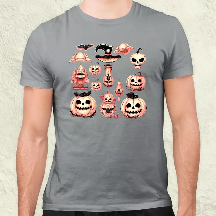 Halloween matricák v1 férfi póló