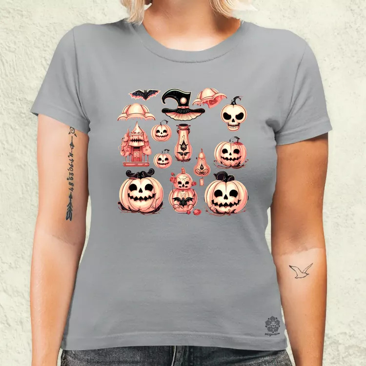 Halloween matricák v1 női póló