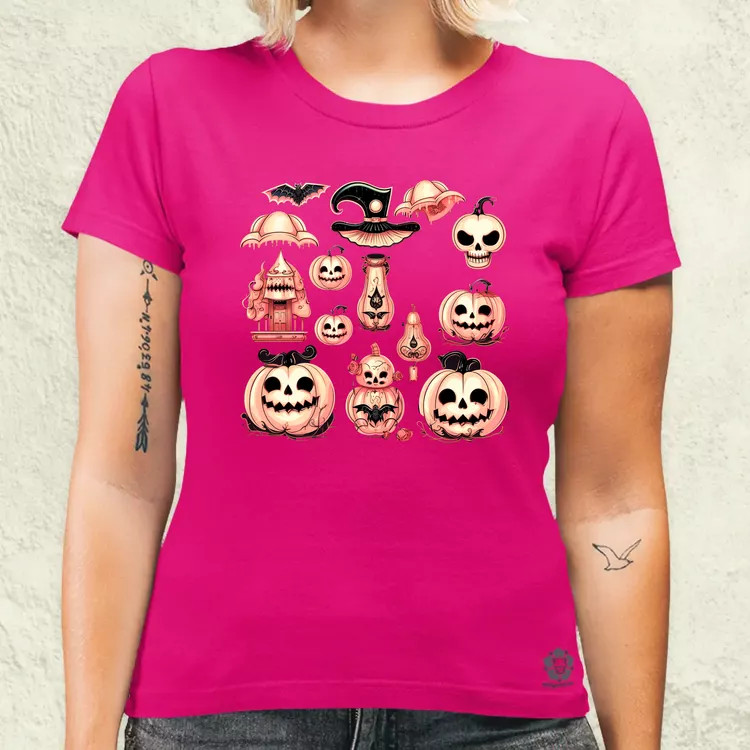 Halloween matricák v1 női póló