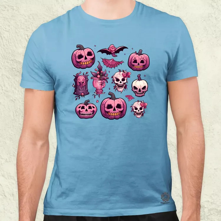Halloween matricák v2 férfi póló